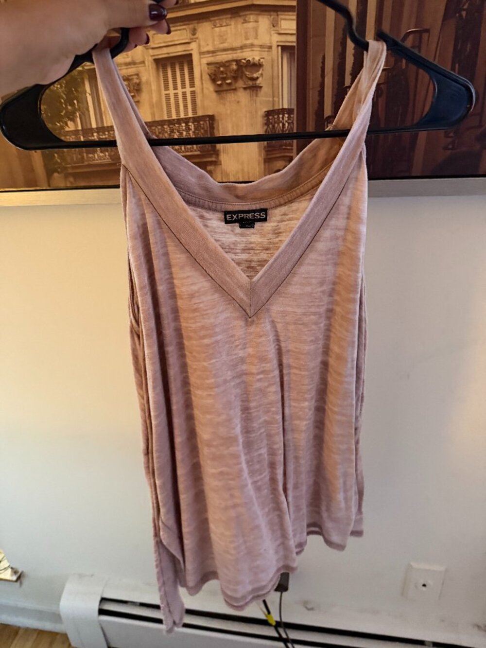 Express Scoop shoulder shirt